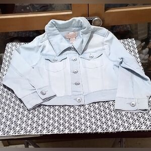 Soft Denim Button Down Jacket Size 5